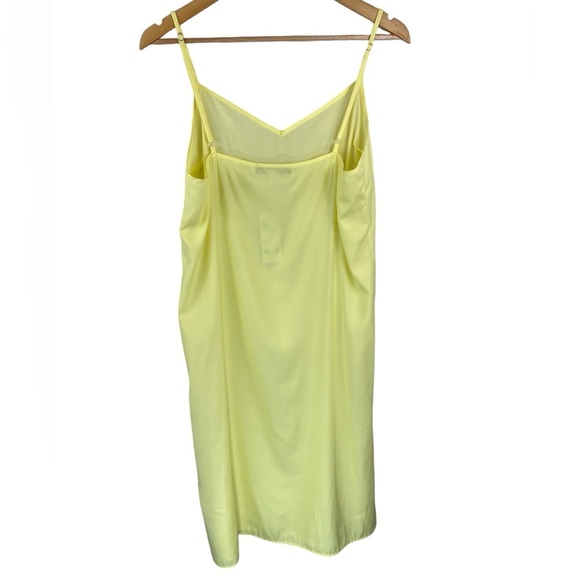 Urban Outfitters Midi Slip Dress Yellow Size L NWT - Picture 4 of 7